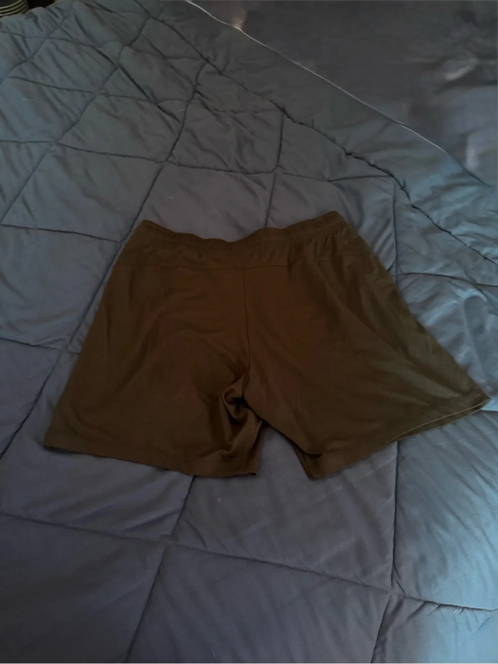 Men's Dark Gray Drawstring Performance Shorts